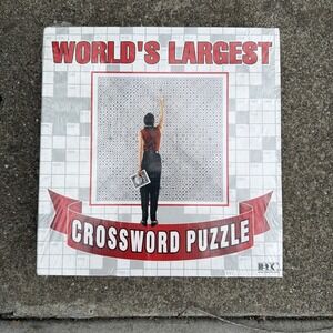 WORLD'S LARGEST CROSSWORD PUZZLE - Giant 7 ft x 7 Ft - 28,000 clues